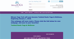 Desktop Screenshot of bikramyogayork.com